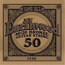 6ta Cuerda para Guitarra Acústica de Bronce 1450 Ernie Ball