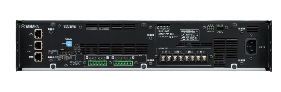 Amplificador Multicanal Análogo/YDIF XMV4280 Yamaha