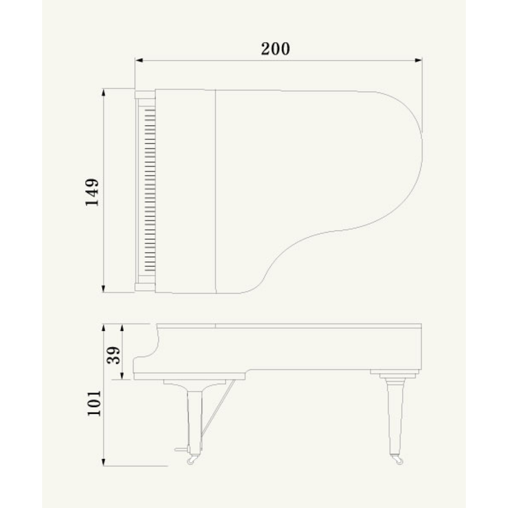Piano de Cola 200cm CX5PE Yamaha