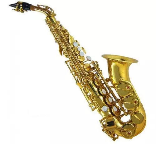 Saxofón Soprano Curvo Laqueado SLSX001 Silvertone