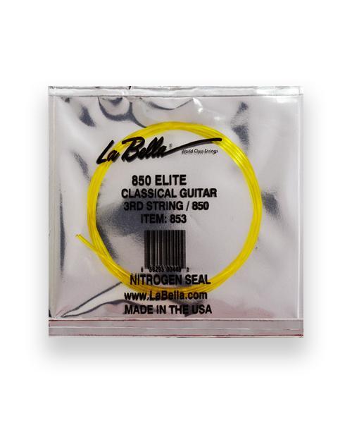 3ra Cuerda para Guitarra Acustica 853 La Bella