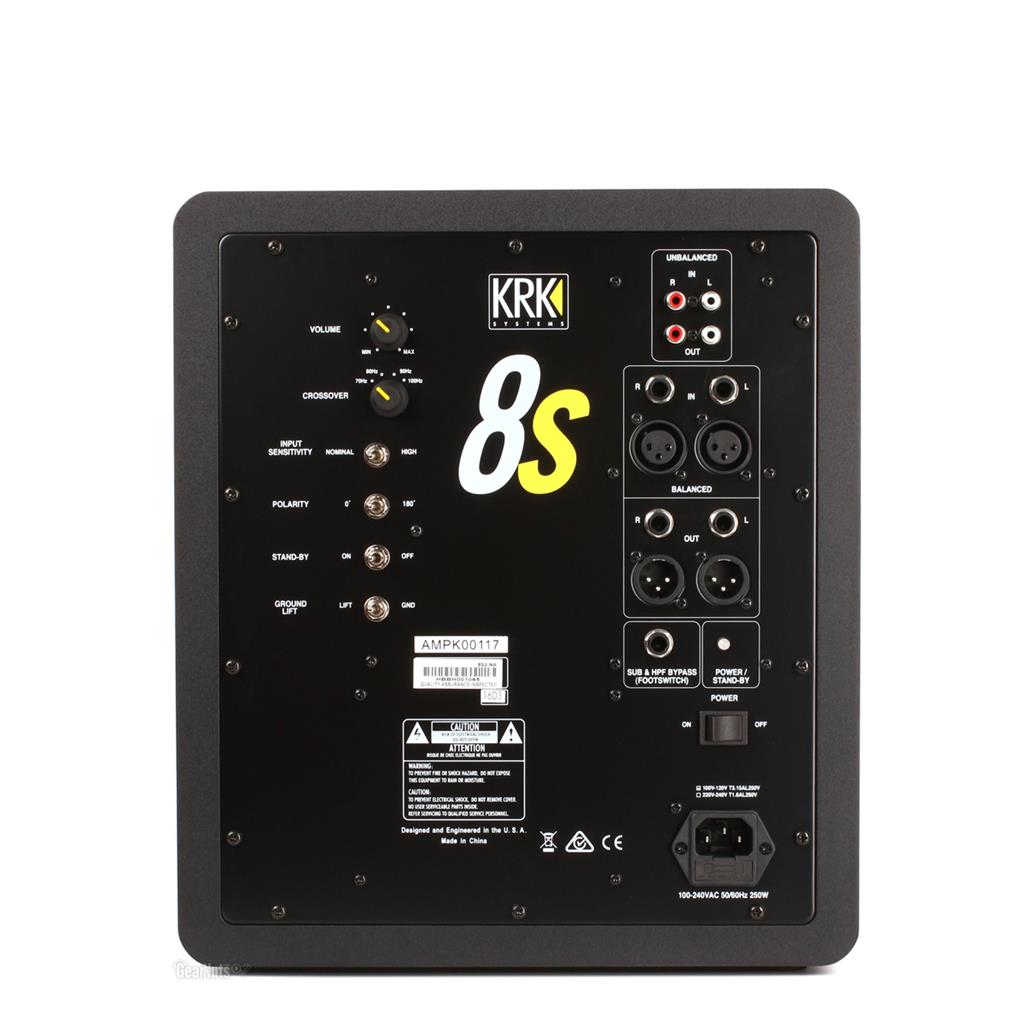Subwoofer Amplificado de Estudio S8.4 KRK