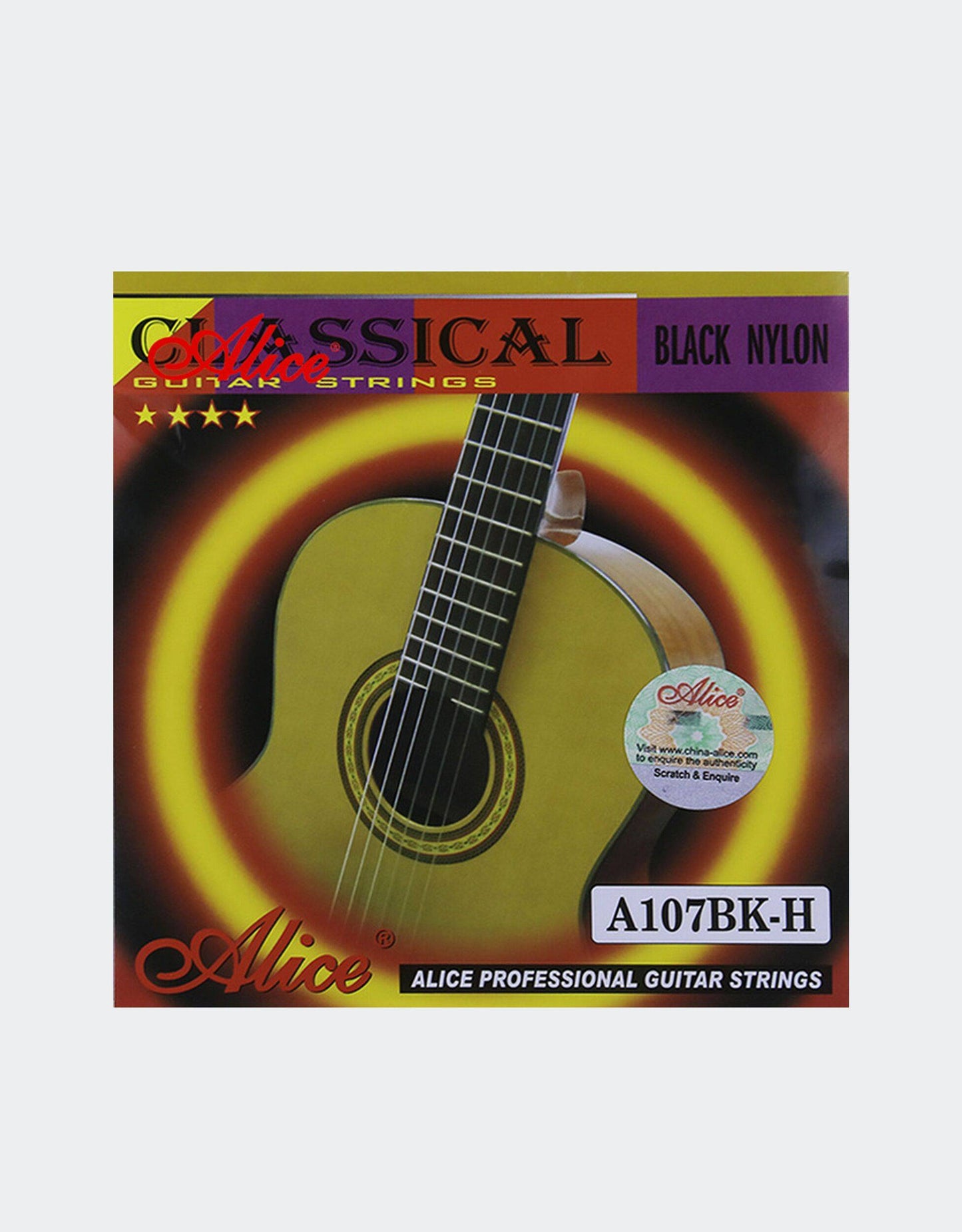 Encordadura para Guitarra Clásica A107BKH Alice