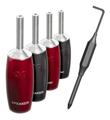 Set de 4 FR Conector Tipo Banana BAN507FRS Audioquest