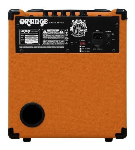 Combo para Bajo Eléctrico 25W CRUSHBASS25 Orange