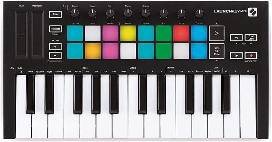 Controlador MIDI Launchkey 25 Teclas LAUNCHKEY25MK3 Novation