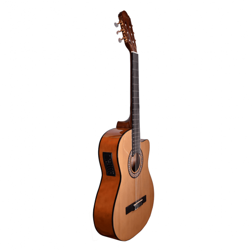 Guitarra Electroacústica Cuerdas de Nylon Pastilla Activa SGC209CE Segovia