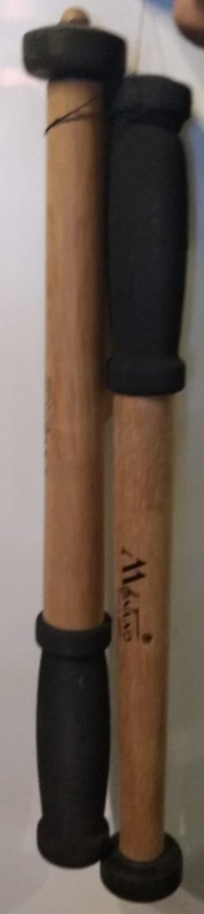 Baquetas para Multitenor Punta de Hule BMPHS-1 Mnano