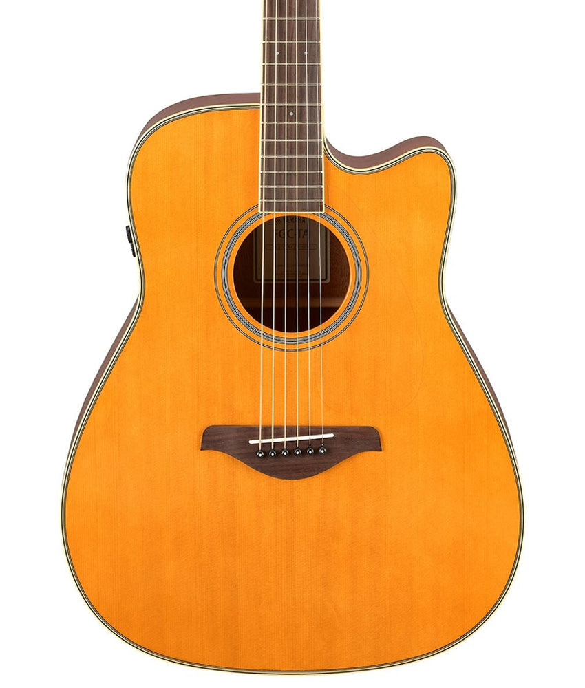 Guitarra Electroacústica Cuerdas de Acero Pastilla Activa FGC Yamaha