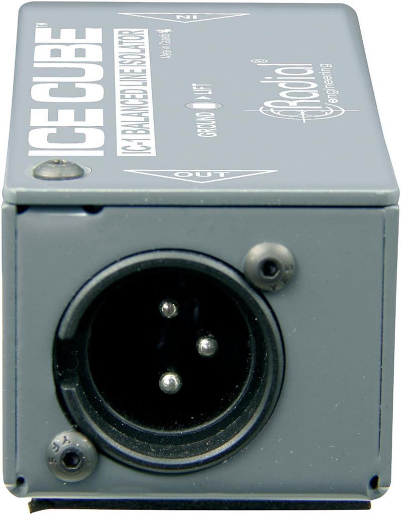 Aislador de Línea Balanceado y Eliminador de Zumbidos ICECUB IC-1 Radial