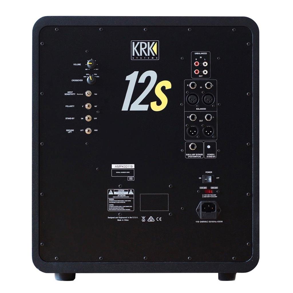 Subwoofer Amplificado de Estudio S12.4 KRK