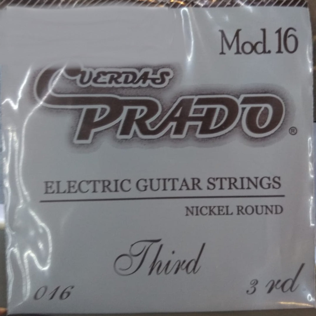 3ra Cuerda para Guitarra Eléctrica PRA-16M-3A Prado