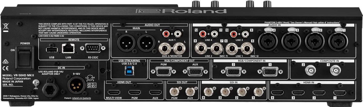 Mezclador AV Multiformato para Transmisión VR-50HDMKII Roland