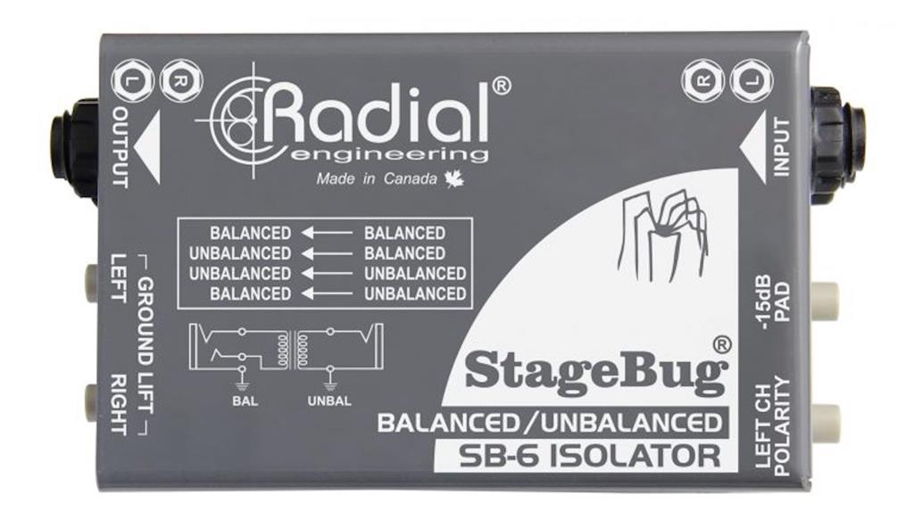Aislador Stagebug SB-6 Radial