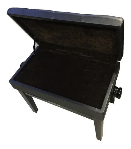 Banca para Piano Ajustable SLBC004 Silvertone