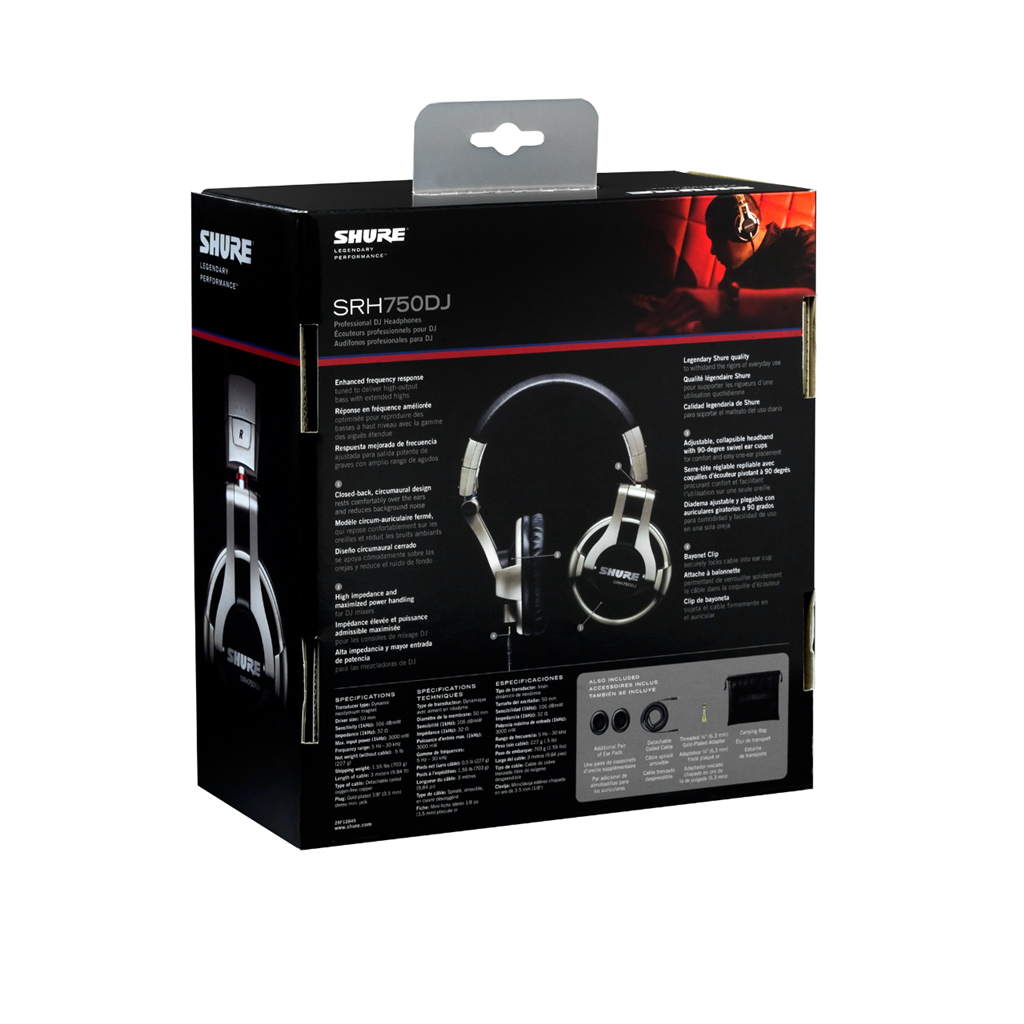 Audífonos Profesionales para DJ SRH750DJ Shure