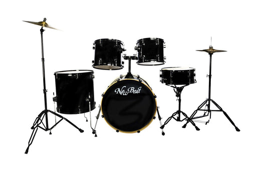 Batería Acústica con Herrajes y Platillos NB305SET- New Beat