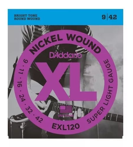 Encordadura para Guitarra Eléctrica EXL-120 D'Addario