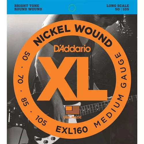 Encordadura para Bajo Eléctrico EXL-160 D'Addario