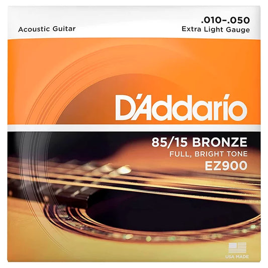 Encordadura de Bronce para Guitarra EZ-900 D'Addario