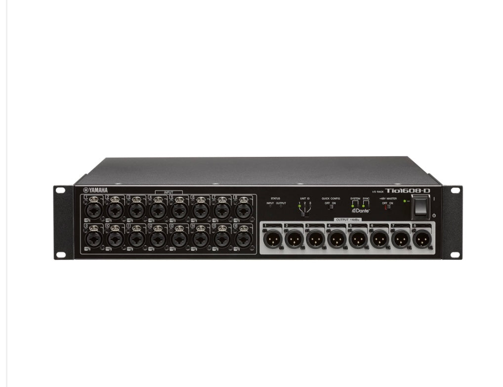 Rack de Escenario y Módulo de Expansión 16X8 Canales TIO1608D Yamaha