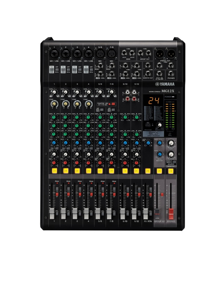 Mezcladora Análoga 12 Canales con Efectos MG12XCV Yamaha