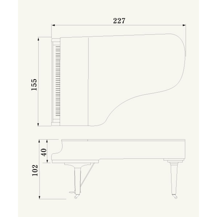 Piano de Cola 227cm CX7PE Yamaha