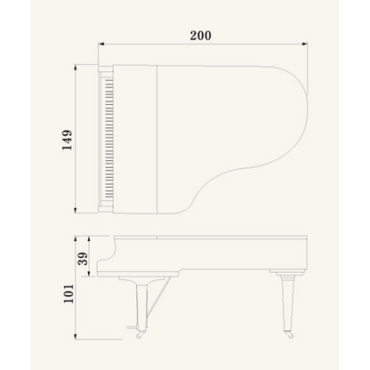 Piano de Cola 200cm CX5PE Yamaha