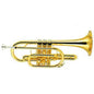 Corneta de Émbolos Laqueada Sib SLCR003 Silvertone
