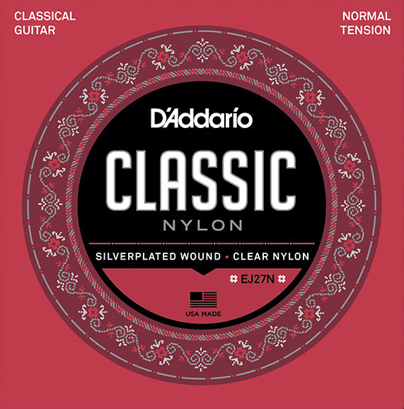 Encordadura de Nylon para Guitarra Clásica EJ-27N D'Addario