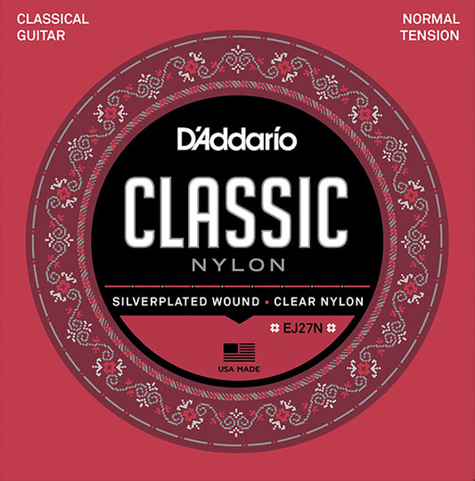 Encordadura de Nylon para Guitarra Clásica EJ-27N D'Addario