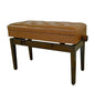 Banca para Piano Ajustable Color Nogal SLBC003 Silvertone