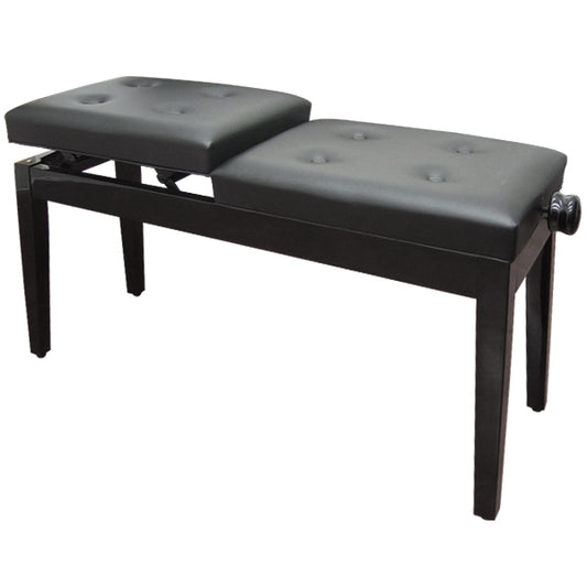 Banca Negra para Piano de Cola Ajustable (para 2 personas) SLBC009 Silvertone