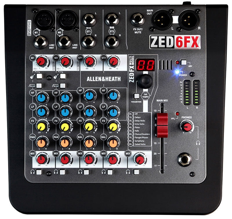 Mezcladora de Audio ZED-6FX Allen&Heath