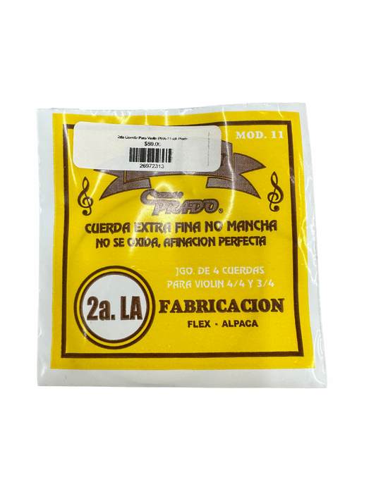 2da Cuerda Para Violín PRA-11-2A Prado