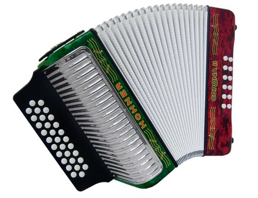 Acordeón de Botones Diatónico “Corona II Classic” A5649 Hohner