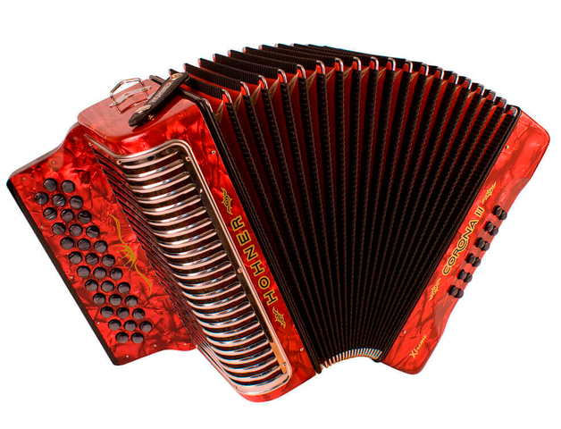 Acordeón de Botones Diatónico “Corona II Xtreme” A5424 Hohner
