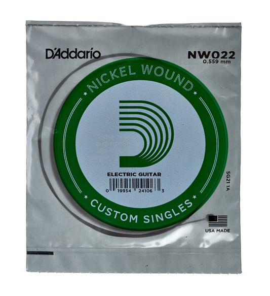 4ta Cuerda para Guitarra Eléctrica NW022 D'Addario