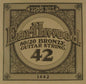 5ta Cuerda de Bronce para Guitarra Acústica 1442 Ernie Ball