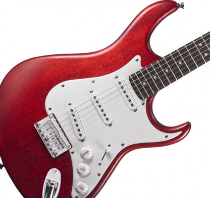 Guitarra Eléctrica Red Matte Stratocaster G100-OPBC Cort