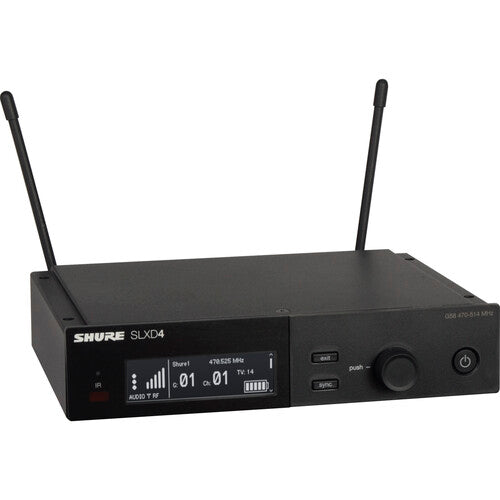 Sistema Inalámbrico con Transmisor Bodypack para Instrumento SLXD14/98H Shure
