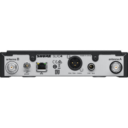 Sistema Inalámbrico con Transmisor Bodypack para Instrumento SLXD14/98H Shure