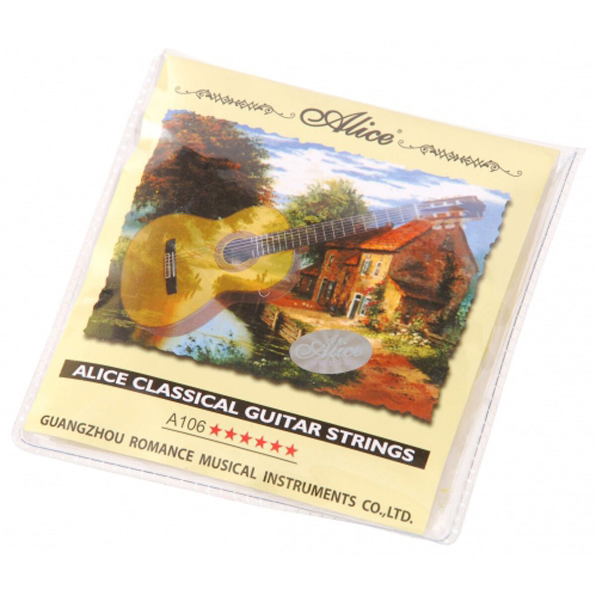 Encordadura de Nylon para Guitarra A106H Alice