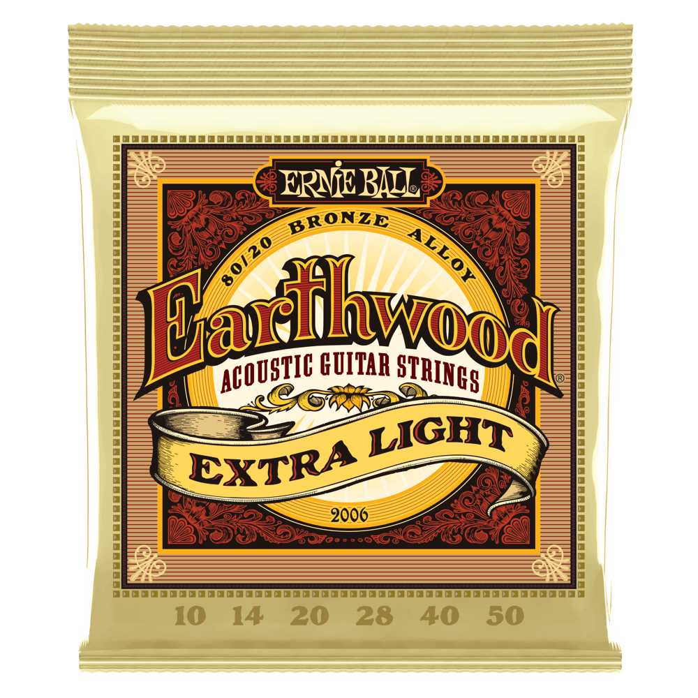 Encordadura de Bronce para Guitarra Earthwood 2006 Ernie Ball