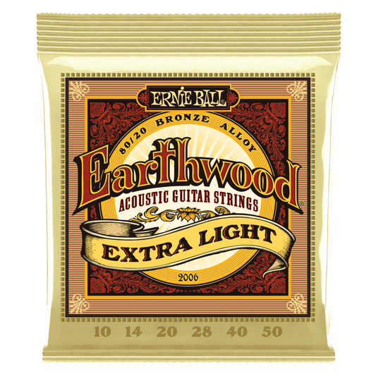 Encordadura de Bronce para Guitarra Earthwood 2006 Ernie Ball
