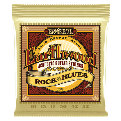 Encordadura para Guitarra Acústica Rock & Blues Earthwood 2008 Ernie Ball