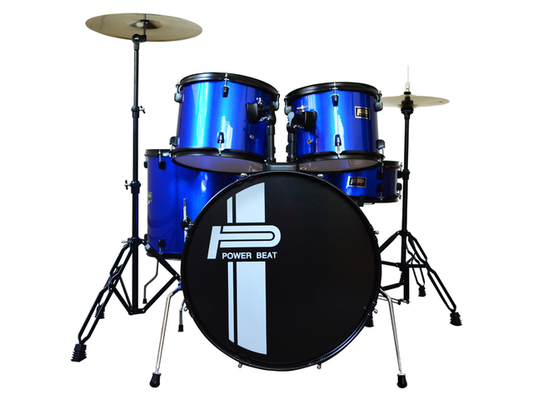 Batería Acústica 5 Pzas JBP1601A-BL Power Beat
