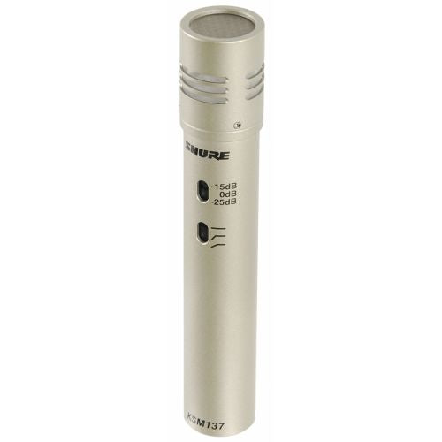 Micrófono Cardioide para Instrumento KSM137/SL Shure