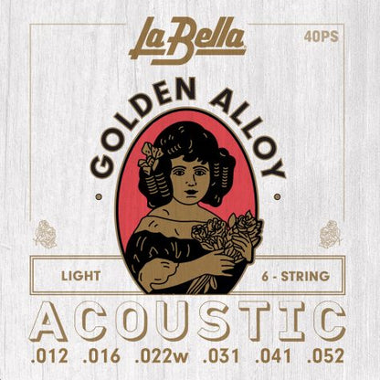 Encordadura para Guitarra Acústica 40PS La Bella