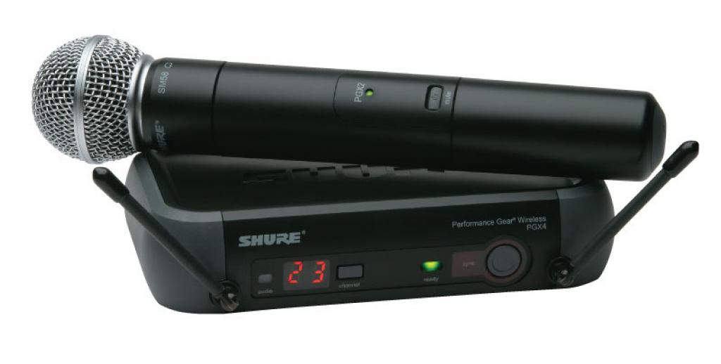 Sistema Inalámbrico de Mano PGXD24/SM58 Shure